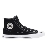 Championes de caña alta Converse CTAS Pro Hi color negro con detalles en blanco.