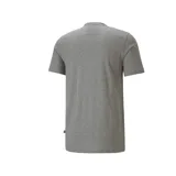 Remera Puma de hombre color negro, de corte clásico, con cuello en V y logo estampado en el pecho.