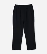 Pantalón de pijama de corte holgado, confeccionado en franela de algodón. Presenta cintura elástica con cordón de ajuste y diseño de rayas verticales.