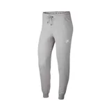 Pantalón de jogging gris de mujer, marca Nike, modelo Sportswear Essential Fleece. Confeccionado en tejido fleece semicepillado, con cintura elástica ajustable con cordón y bajos elásticos.