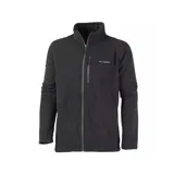 Campera Columbia Fast Trek II con cremallera completa, confeccionada en microfibra polar 100% poliéster. Cuenta con cuello alto, bolsillo en el pecho con cremallera y bolsillos laterales con cremallera. Presenta el logo de Columbia bordado en el pecho.