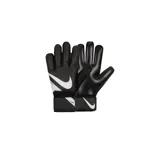 Guantes de fútbol Nike Goalkeeper Match para adulto, color blanco con detalles en rojo y negro. Cuentan con acolchado suave y superficie lisa para mejor agarre en condiciones secas y mojadas.