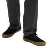 Championes Vans Skate Authentic de lona y gamuza color negro con suela de goma color caramelo.