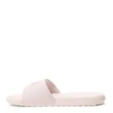Sandalias tipo ojota Puma modelo Cool Cat 2.0 Bx, color rosado con logo de la marca en relieve en tono oro rosa sobre la banda superior.