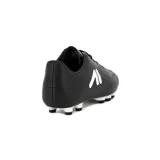 Championes de fútbol Austral MD, color negro con detalles en blanco.