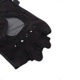 Guantes de entrenamiento Puma negros con palma acolchada y puntos antideslizantes.