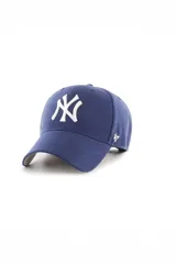 Gorra azul marino con logo de los New York Yankees bordado en blanco en el frente y logo de la marca '47 bordado en el lateral.