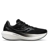 Championes de running Saucony Triumph 20, color negro con detalles en gris y blanco.