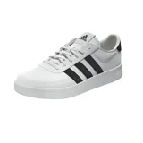 Championes Adidas Breaknet 2.0 de hombre, color blanco con detalles en negro, inspirados en el tenis.