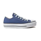 Championes Converse Chuck Taylor All Star Lift azules con plataforma blanca.