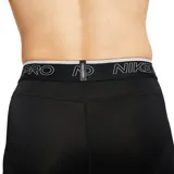Short deportivo negro de hombre, marca Nike, modelo Pro Dri-FIT. Cuenta con tecnología Dri-FIT que absorbe el sudor, tejido de red en la entrepierna y el asiento superior para mayor transpirabilidad y logo de Nike en el lateral.