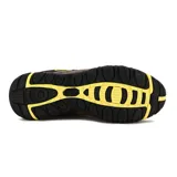 Championes de trekking Diadora, color marrón con detalles en negro y amarillo.