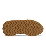 Championes New Balance 237 de mujer, con capellada de malla y superposiciones de gamuza en color azul, verde, bordó y beige.