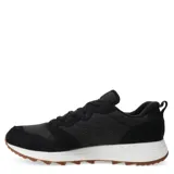 Championes urbanos Merrell Alpine 83 Sneaker, color negro con detalles en gamuza y suela de goma color caramelo.