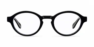 Lentes Blueblocker modelo Kali Black, con montura redonda de color negro y protección contra luz azul y rayos UV400.