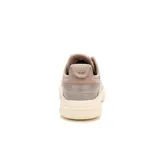 Zapatillas Caterpillar Hex Lite Leather para mujer, color lila con detalles en rosa y suela color crema.
