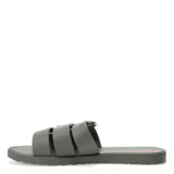 Sandalias tipo chinela Ipanema, color negro, con tiras anchas entrelazadas y logo de la marca en tono rosado en el lateral.