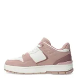 Championes urbanos Miss Carol modelo Harpers, color blanco con detalles en rosa.