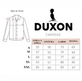 Camisa de manga 3/4 color beige con diseño a cuadros azules, cuello italiano, cierre con botones y logo bordado en el pecho.