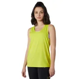 Musculosa deportiva New Balance Relentless Sweat color amarillo.