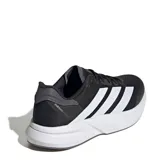 Championes de running Adidas Duramo Speed 2 M para hombre, en color negro con las tres tiras características en blanco y entresuela gris.