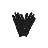 Guantes Columbia negros de polar con tecnología Omni-Wick y compatibles con pantallas táctiles.