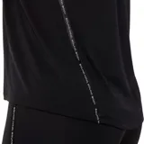 Musculosa deportiva Asics negra con logo blanco en el pecho.
