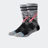 Medias Stance con diseño de Darth Vader y su sable de luz rojo.