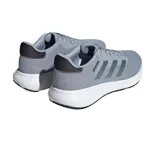 Championes Adidas Response Runner de mujer, color gris con detalles plateados y las tres tiras características de la marca.