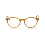 Armazón de anteojos Mr Boho modelo Button, color Warmth, con forma redondeada y patillas delgadas.