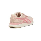 Championes Asics modelo Streetwise, color rosado con detalles en tono tostado y blanco, con cordones rosados y el logo de la marca en los laterales.