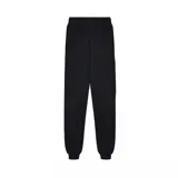 Pantalón de jogging negro con cintura elástica ajustable con cordón, bolsillos laterales y logo EA7 Emporio Armani estampado en la pierna izquierda.