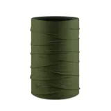 Cuello multifuncional Buff Angler Coolnet Uv color verde oliva.