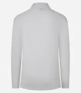 Buzo de corte slim con cuello alto y mangas largas, confeccionado en tejido de punto liso.