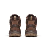 Bota de senderismo Merrell modelo Speed Strike 2 LTR, confeccionada en cuero de plena flor y ante impermeable. Presenta un diseño deportivo con cuello acolchado, cordones reforzados, forro de malla transpirable y suela de goma adherente para mayor tracción.