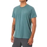 Remera verde de manga corta con logo de la marca Katin estampado en el pecho.