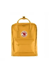 Mochila Fjallraven Kanken color violeta con detalles en gris. Fabricada en Vinylon F, un tejido resistente al agua y a la suciedad.