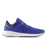 Championes de running New Balance modelo DRFT para hombre, color azul con detalles en negro y blanco. Capellada de malla técnica transpirable y suela de goma.