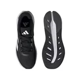 Championes de running Adidas Questar 3, color negro con detalles en blanco.