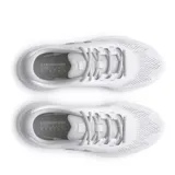 Championes de running Under Armour W Charged Rogue, color blanco con detalles en gris.