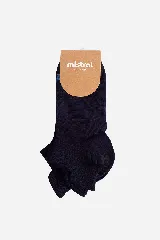 Soquetes lisos de algodón, nylon y spandex.