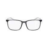 Armazón para lentes Columbia modelo 8046/56, color gris oscuro con patillas transparentes. Diseño rectangular con marco completo.
