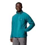 Campera polar de microfibra con cierre frontal completo, cuello alto, bolsillo vertical con cierre en el pecho y bolsillos laterales con cierre. Presenta logo de la marca bordado en el pecho.