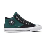 Zapatillas Converse Chuck Taylor All Star High Street de caña media, color verde y negro, con parte superior de lona, detalle bordado en el talón, amortiguación OrthoLite y parche All Star de piel sintética.