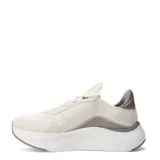 Championes Puma Softride Mayve 2 de mujer, en color beige y gris, con capellada de tejido y suela chunky amortiguada.