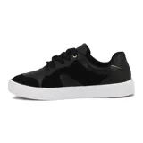Champion deportivo de mujer, color blanco, con diseño de plataforma gruesa texturizada. Presenta recortes en el cuerpo y cordones negros.