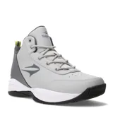 Championes de básquet Topper Candun CS, color gris con detalles en negro y blanco.