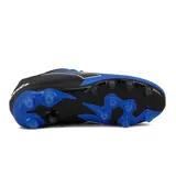 Championes de fútbol Diadora Striker II MD, color azul con detalles en negro y logo blanco.