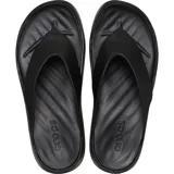 Sandalias Crocs Getaway Plataform Flip de mujer, color negro, con plataforma de 1.3 pulgadas y tecnología Free Feel Technology™ para un ajuste ligero y flexible.