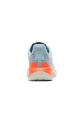 Championes deportivos Fila modelo Efecto para mujer, en color azul marino con suela beige y detalles en naranja. Cuentan con capellada de malla transpirable y cordones ajustables.